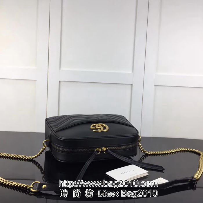 GUCCI古馳原單 新款專櫃品質原單貨實物實拍 443499 克色鏈條單肩斜挎包 HY1220